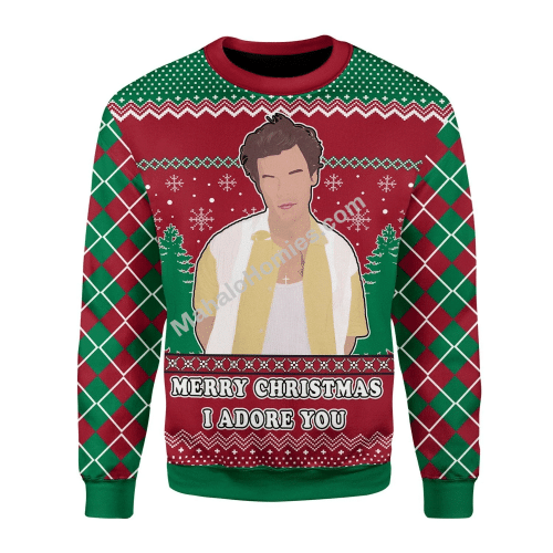 Merry Christmas Mahalohomies Unisex Christmas Sweater I Adore You Harry Christmas 3D Apparel