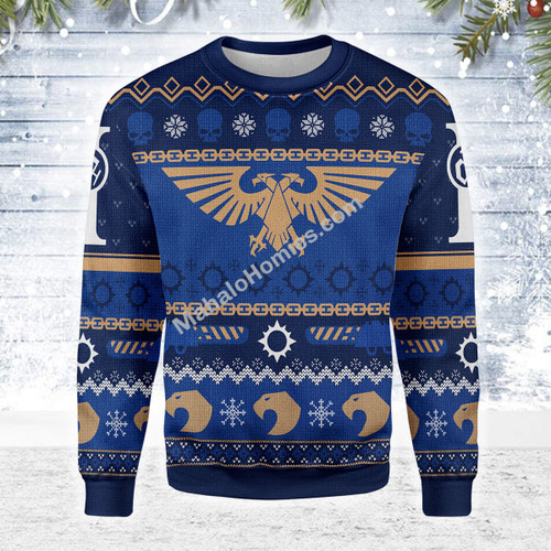 Merry Christmas Mahalohomies Unisex Christmas Sweater Icy Imperium Knitted 3D Apparel