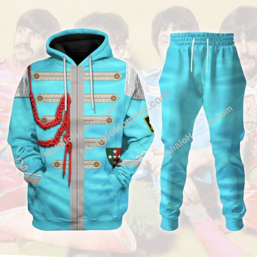 MahaloHomies Unisex Tracksuit Pullover Sweatshirt The Beatles Paul McCartney Sgt. Pepper 3D Apparel