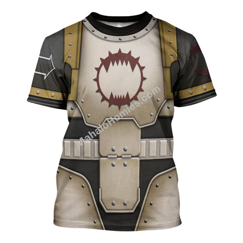 MahaloHomies Unisex T-shirt Imperial World Eater III Power Armor 3D Costumes