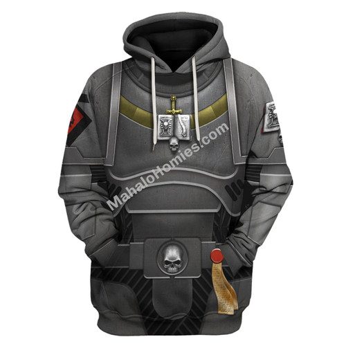 MahaloHomies Unisex Hoodie Space Marines Grey Knights 3D Costumes