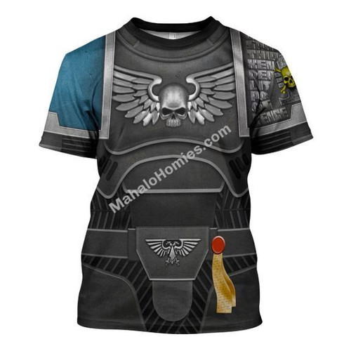 MahaloHomies Unisex T-shirt Space Marines Deathwatch 3D Costumes