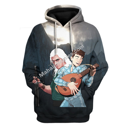 MahaloHomies Unisex Tops Pullover Sweatshirt Toss A Coin To Your Witcher 3D Costumes