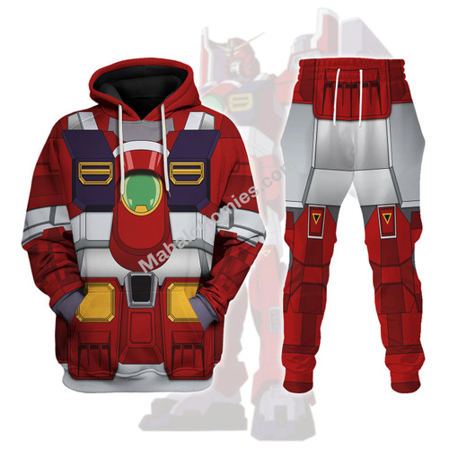 Gundam Leopard Destroy Hoodies Pullover Sweatshirt Tracksuit