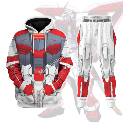 Gundam Astray Red Frame Hoodies Pullover Sweatshirt Tracksuit