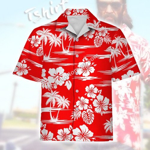MahaloHomies Hawaiian Shirt Trevor Philips Outfit Cosplay Apparel