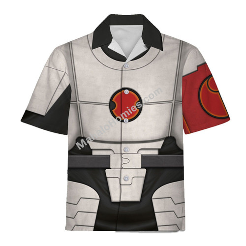 MahaloHomies Unisex Hawaiian Shirt Fire Warrior Tau Empire 3D Costumes