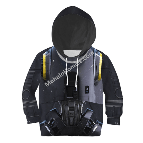 MahaloHomies Unisex Kid Tops Pullover Sweatshirt K-2SO 3D Apparel