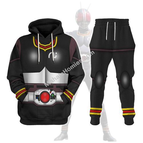 Kamen Rider Black Hoodies Sweatshirt T-shirt Hawaiian Tracksuit
