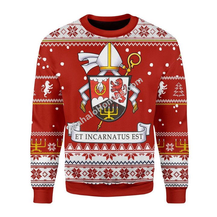 Mahalohomies Unisex Christmas Sweater Order Of Saint Benedict 3D Apparel