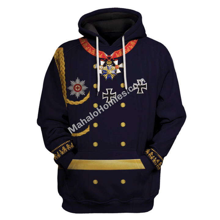 Mahalohomies Tracksuit Hoodies Pullover Sweatshirt Gerhard von Scharnhorst Historical 3D Apparel