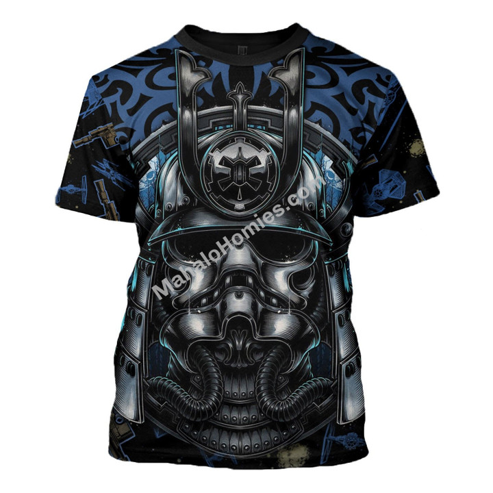 MahaloHomies Unisex T-shirt Death Trooper Samurai 3D Costumes