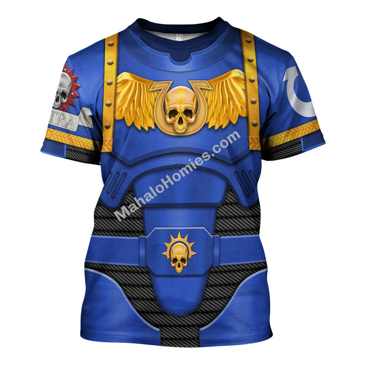 MahaloHomies Unisex T-shirt Space Marines Video Games V2 3D Costumes