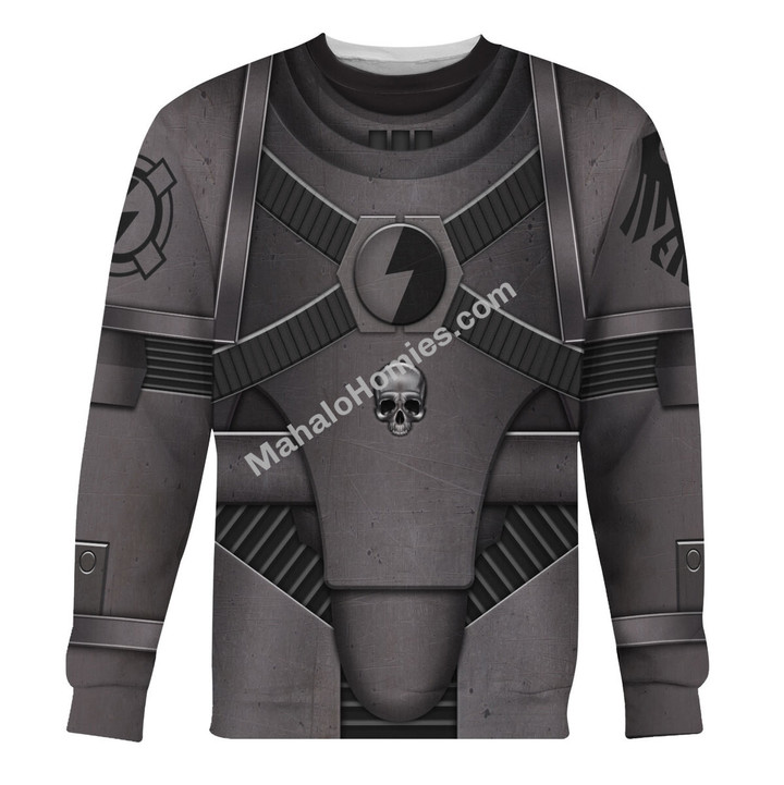 MahaloHomies Unisex Sweatshirt Pre-Heresy Raven Guard in Mark IV Maximus Power Armor 3D Costumes