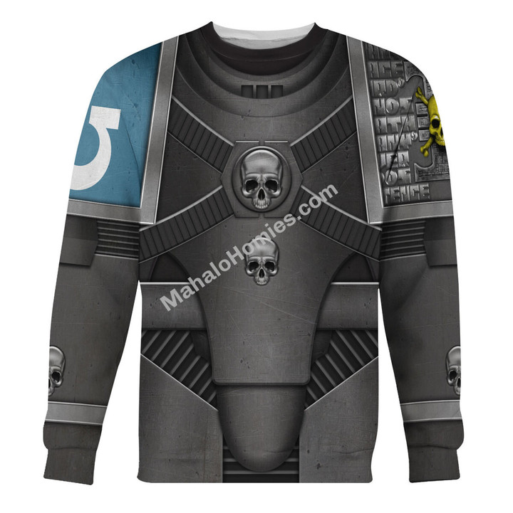 MahaloHomies Unisex Sweatshirt Pre-Heresy Deathwatch in Mark IV Maximus Power Armor 3D Costumes