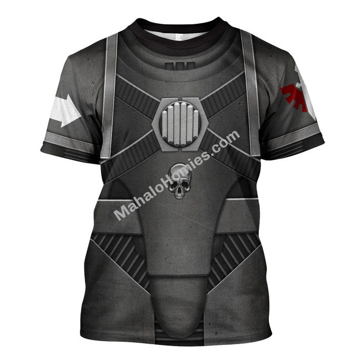 MahaloHomies Unisex T-shirt Pre-Heresy Dark Angels in Mark IV Maximus Power Armour 3D Costumes