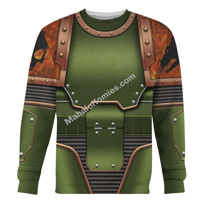 MahaloHomies Unisex Sweatshirt Salamanders in Mark III Power Armor 3D Costumes