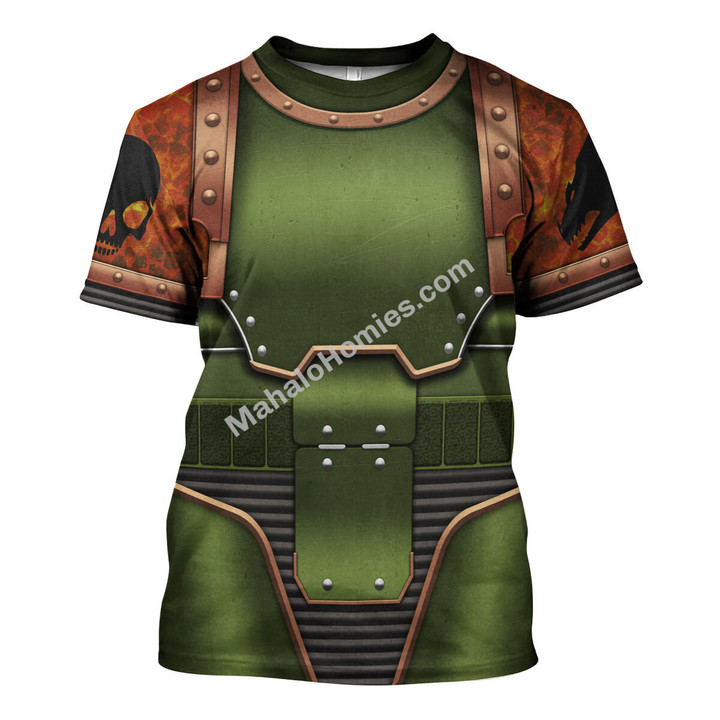 MahaloHomies Unisex T-shirt Salamanders in Mark III Power Armor 3D Costumes