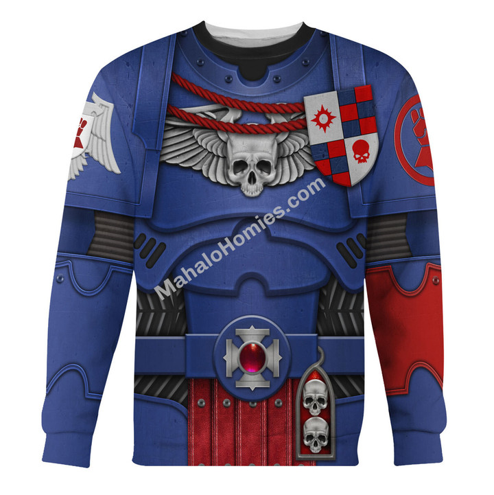 MahaloHomies Unisex Sweatshirt Crimson Fists Captain 3D Costumes