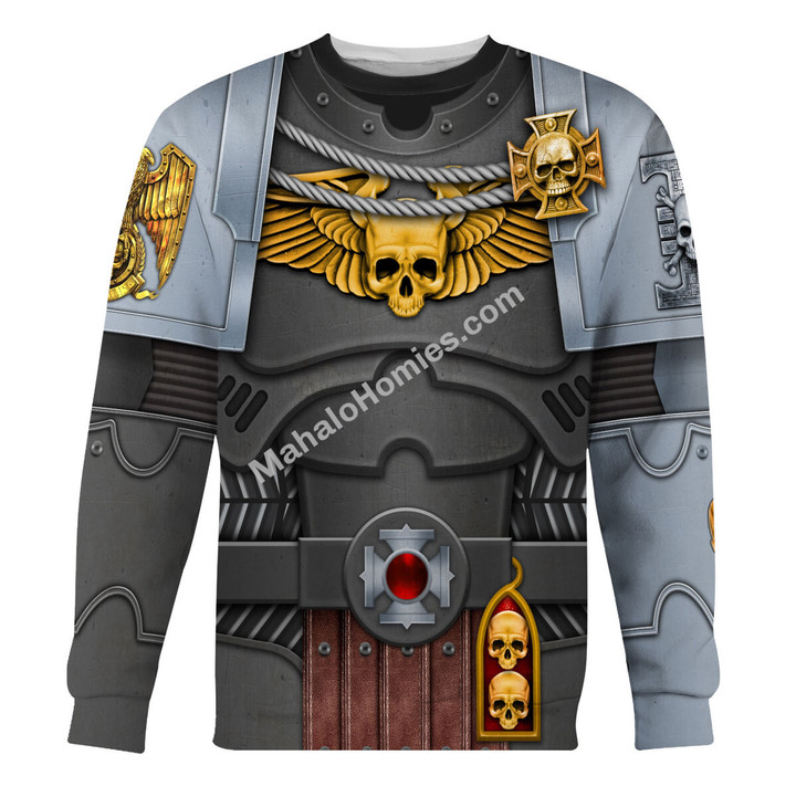 MahaloHomies Unisex Sweatshirt Deathwatch Captain 3D Costumes