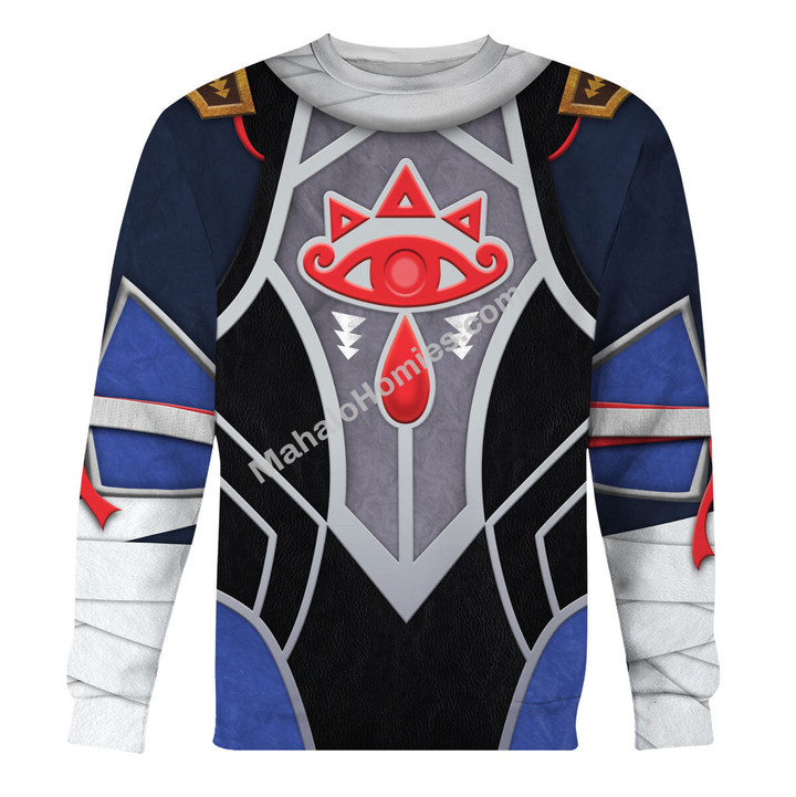 MahaloHomies Unisex Sweatshirt Sheik Zelda Version 2 3D Costumes