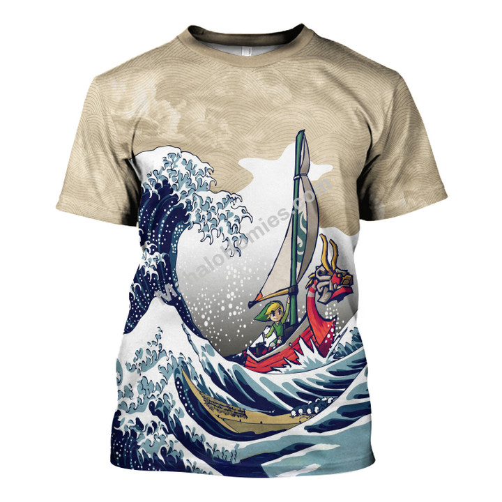 MahaloHomies Unisex T-shirt The Legend Of Zelda Japanese Wave 3D Apparel