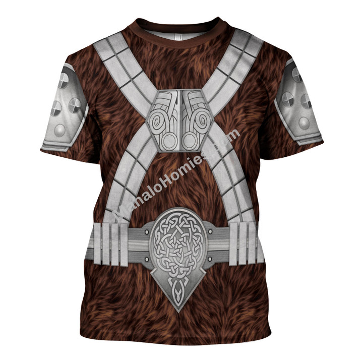 MahaloHomies T-shirt Black Krrsantan 3D Costumes, Brown