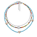 Fashion Bohemian Multilayer Color Necklaces Ethnic Style Jewellery for Women