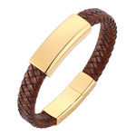 brown woven bracelets