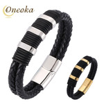 Versatile Braided Leather Cord Bracelet Genuine Tailored Personalized Bangle