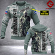 Personalized Warrior 3D printed hoodie AIRW ALW