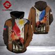 Philippines Rooster 3D printed hoodie PMT Chicken