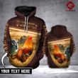 CUSTOMIZE ROOSTER 2 GATE LMT 3D PRINT HOODIE HVQ2712