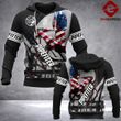 TT US Pipefitter Art 3D all over printed hoodie DL