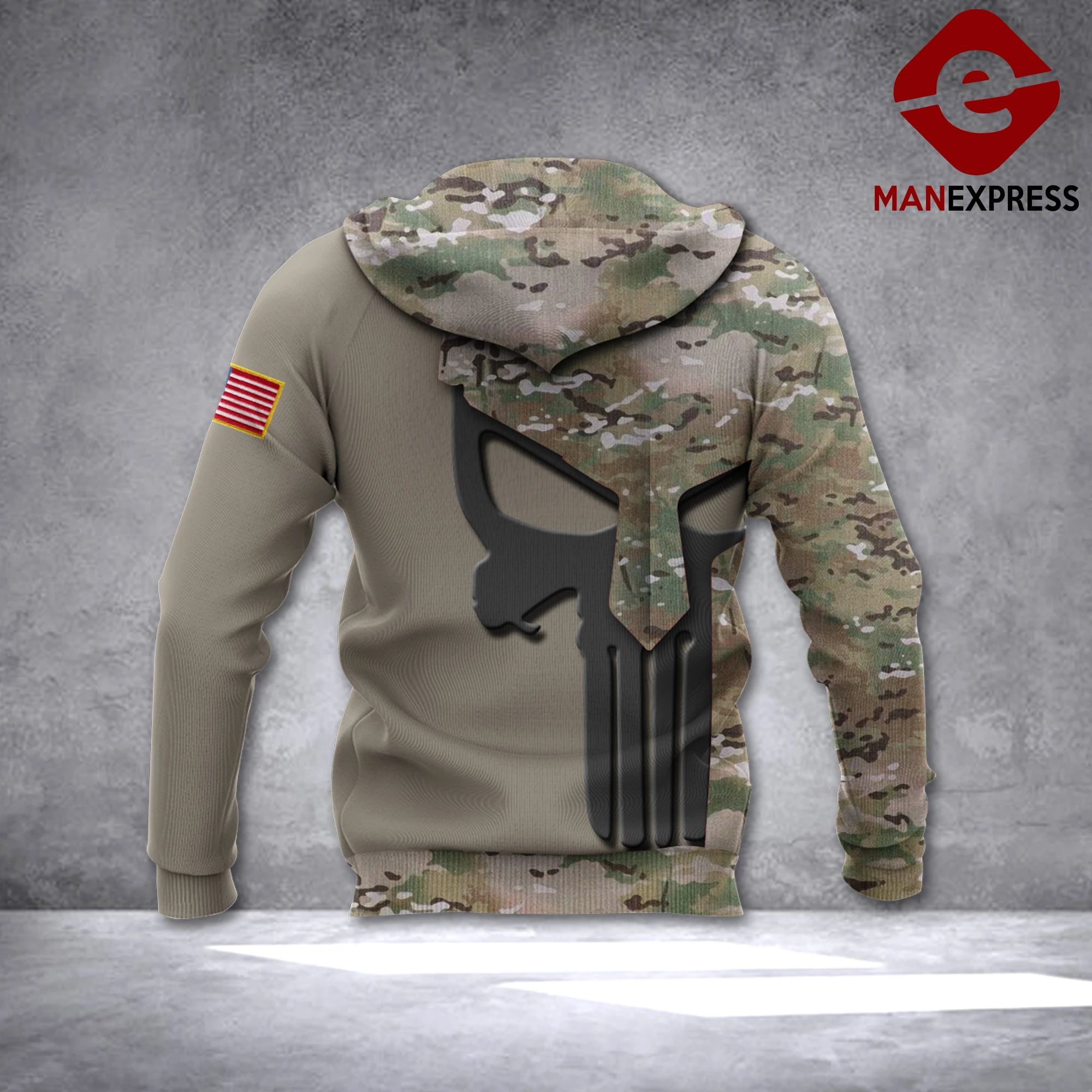 Warrior Spapun 3D printed hoodie ARMW
