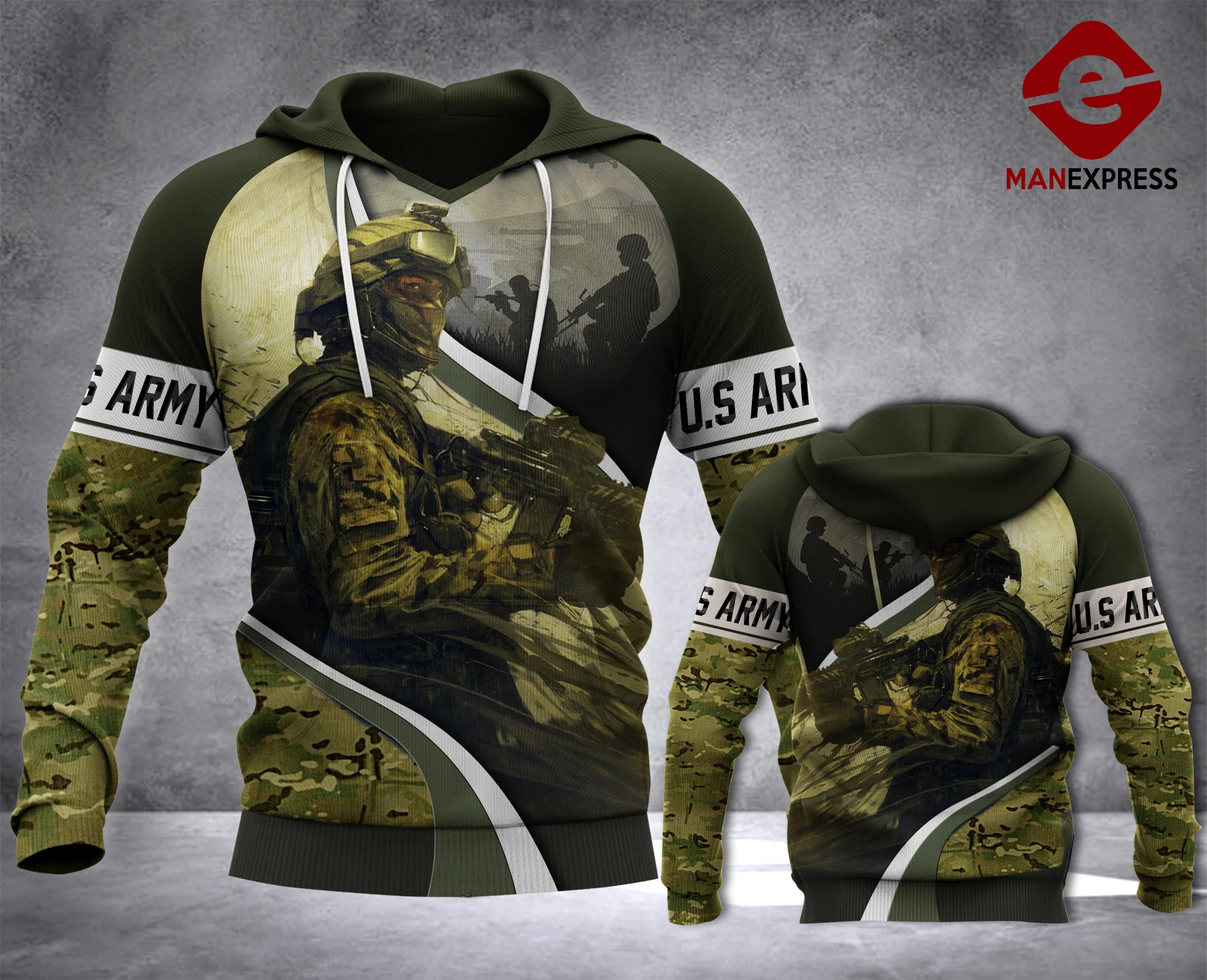 Warriors VAO 3D printed hoodie ARMW