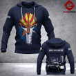 Soldier Arizona-Blue lives matter personalized 3d Printed HOODIE TT