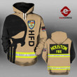 MH HOUSTON FIRE DEPARTMENT HOODIE PRINTED