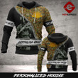 MTP CUSTOMIZE AU ARMY  HOODIE  3D vv