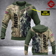 Personalized Warrior 3D printed hoodie ARMB ALW