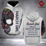 TT Loved - March Girl with Tattoos HOODIE