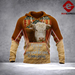 Smell like Hereford cattle 3D printed hoodie