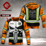VH CUSTOMIZE IRONWORKER HOODIE 3D ALL OVER PRINTED