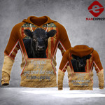 Smell like Angus cattle 3D printed hoodie