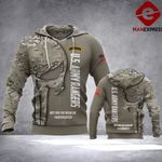 TT US ARMY RANGERS -  NOT FOR THE WEAK 3D all over printed hoodie RGW