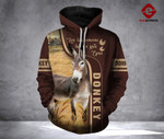 Donkey 3D printed hoodie GOQ C