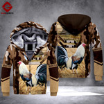 Rooster 3D printed hoodie MET Chicken K