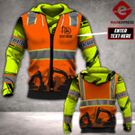 CUSTOMIZE EXCAVATOR LMT SAFETY 3D PRINTED HOODIE PDT0201