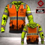 CUSTOMIZE BRICKLAYER LMT SAFETY 3D PRINTED HOODIE PDT0601