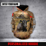 CUSTOMIZE BLACK ANGUS CAMOUFLAGE LMT 3D PRINT HOODIE